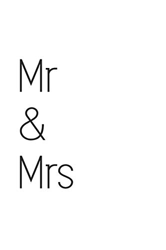 Mr & Mrs: Wedding Undated Daily Planner 6x9 Journal