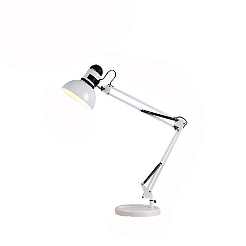 Nordic Long Arm Adjustable Iron Desk Lamp Retro Work Loft Rocker Table Lamp Study Bedroom Creative Industrial Style Wrought Iron Table Light (Design : 3)