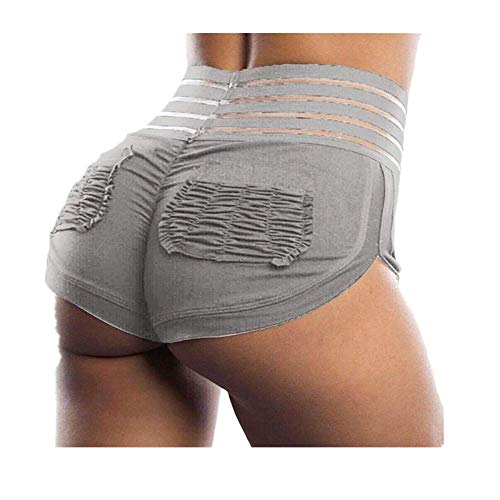 N\P Pantalones cortos de mujer de verano sexy de Joga para correr deporte push up slim elástico cintura alta entrenamiento fitness pantalones cortos