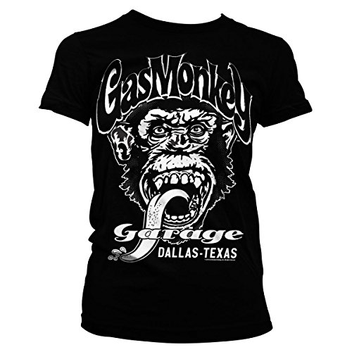 Officially Licensed Merchandise Gas Monkey Garage - Dallas (Black), Large
