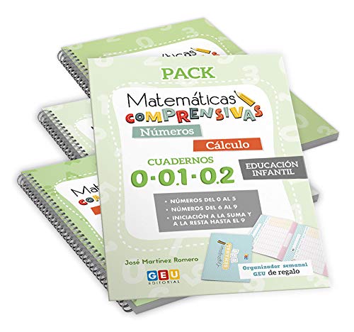 Pack Matemáticas Comprensivas para EDUCACIÓN INFANTIL: Cuadernos Repaso NÚMEROS y CÁLCULO (Niños de 3 a 5 años)