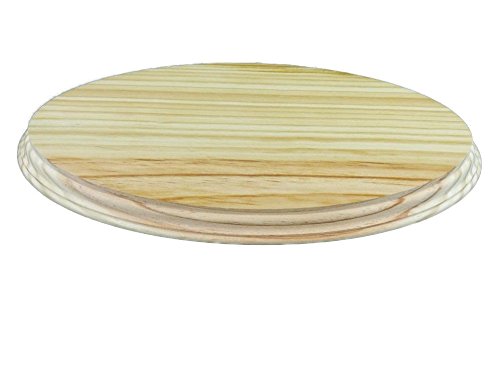 Peanas ovaladas madera. En madera de pino crudo. Bordes torneados. Ideal para pintar. Manualidades y decoración (Ovalada 28)