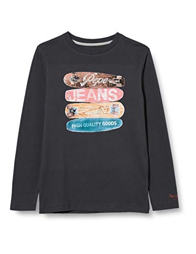 Pepe Jeans Owen Camiseta, Gris (988), 10 años para Niños