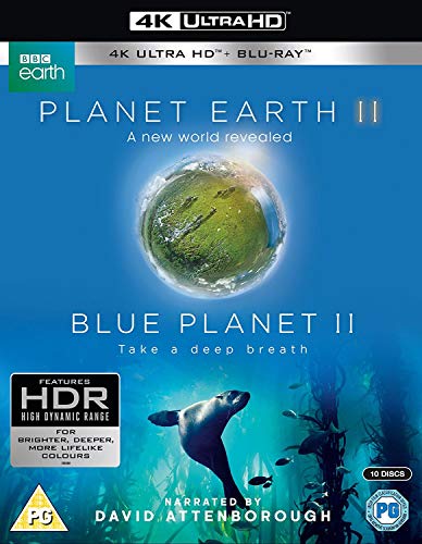 Planet Earth II & Blue Planet II (4k UHD Blu-ray + Blu-ray) [Blu-ray]