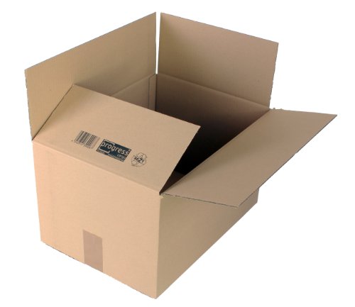 ProgressCargo PC K10.06 - Pack de 20 cajas de cartón, color marrón