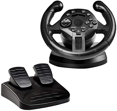 QDY Racing Volante para PS3 Juego Volante PC Vibración Joysticks Control Remoto Ruedas Drive para PC