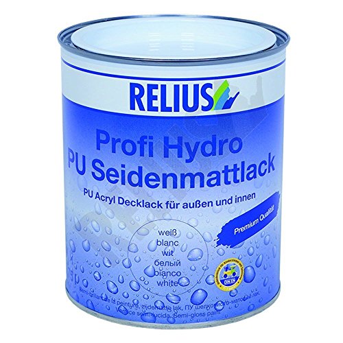 relius profesional Hydro PU seda lacado mate blanco 0,368 L suficiente para aprox. 3 – 4 m2