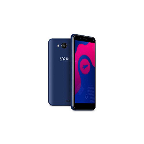 SPC SMART - Smartphone de 5” (Dual SIM, 16GB de ROM ampliables, 2GB de RAM, cámara de 8MP, Quad-Core 1,3GHz, Android 9) – Color Azul