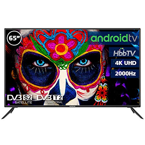 Television LED 65" INFINITON 4K Smart TV-Android TV (TDT2, HDMI, VGA, USB) (65 Pulgadas)