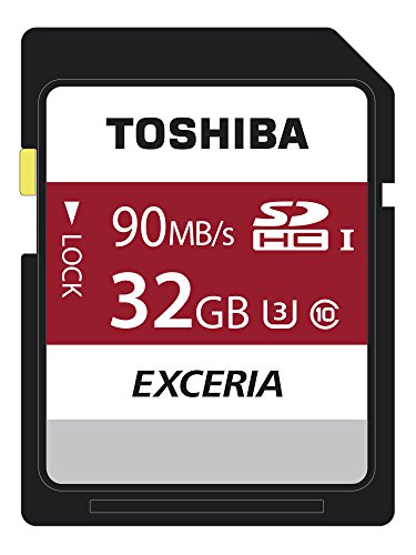 Toshiba EXCERIA N302 N302 SDHC 32GB 32GB SDHC UHS-I Clase 10 Memoria Flash - Tarjeta de Memoria (32 GB, SDHC, Clase 10, 90 MB/s, UHS-I, 24 mm)
