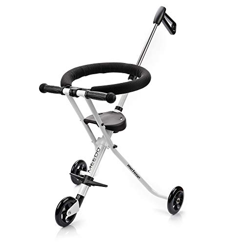 Triciclo Cochecito - Carrito Deportivo Plegable y Compacta para niño - Ultraligera 3 kg Triciclos Bebé Reclinable - Peso Máximo 25 kg (Meedo)