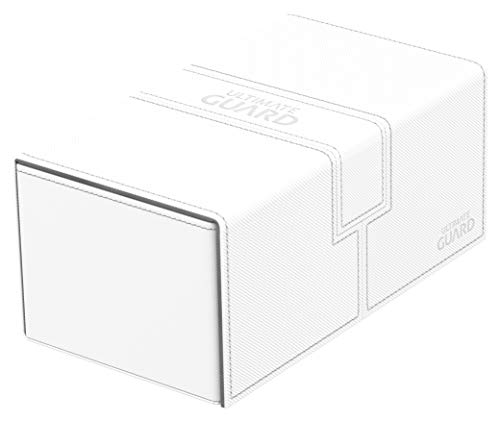 Ultimate Guard Twin Flip´n´Tray Deck Case 200+ Caja de Cartas Tamaño Estándar XenoSkin Blanco