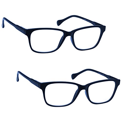 Uv Reader Azul Marino Ligero Gafas De Lectura Valor Pack 2 Estilo Diseñador Hombres MujeresCaso Uvr2Pk027 +1,00 2 Unidades 70 g