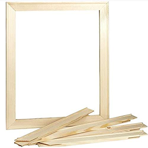 zunbo - Marco de fotos de madera maciza para pared, marco de pintura cuadrado para montaje en pared, mesa, material de montaje incluido, natural (40 x 40 cm)