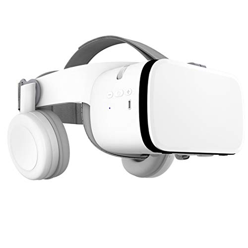 3D VR Gafas Realidad Virtual VR Glasses Auriculares VR Anteojos Caja Películas y Juegos 3D Juego Immersivo para iphone 12/Pro/Max/Mini/11/X/Xs/8/7 para Teléfonos Samsung Y Android, W/4.7-6.8in, Z053MK