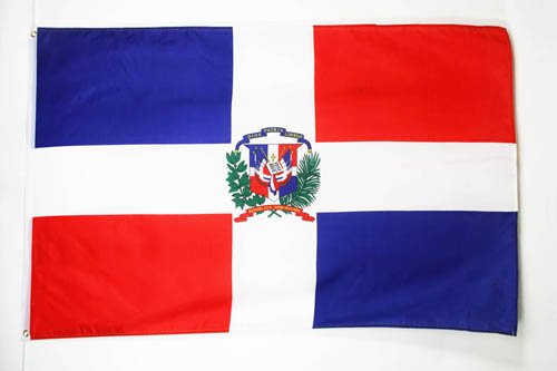 AZ FLAG Bandera de la REPÚBLICA Dominicana 150x90cm - Bandera Dominicana 90 x 150 cm