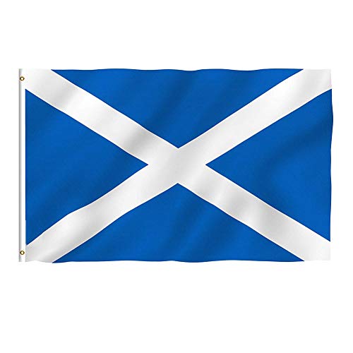 Bandera de Escocia 3x5ft / 90x150cm Bandera Nacional Grande de Escocia los desfiles Bar Escuela Deportes Eventos Celebraciones del Festival Home Office Decor