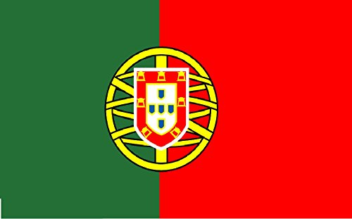 Bandera De Portugal 150 x 90 cm Satén Portugal Flag Durabol