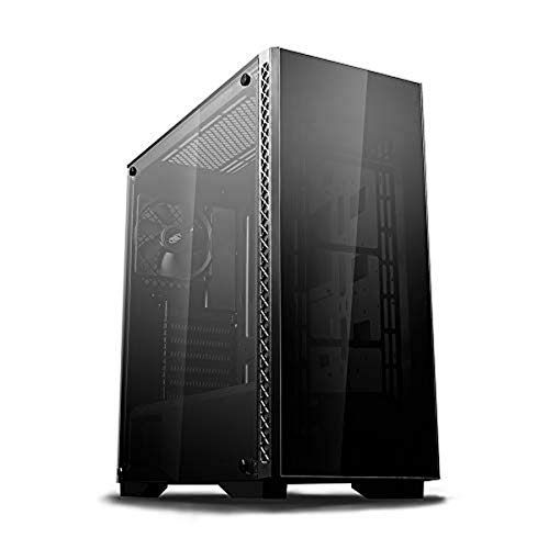 DeepCool Matrexx 50 Black Case ATX USB 3.0 PC Gaming 0,6 mm SPCC Panel Frontal y Lateral de Cristal Templado (AxPxL479 x 442 x 210 mm)