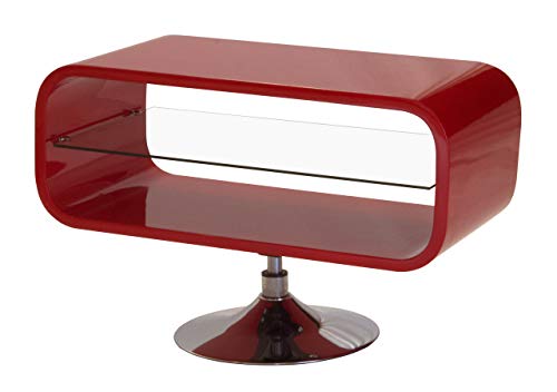 Design Vicenza Galba - Mueble de televisión, color rojo