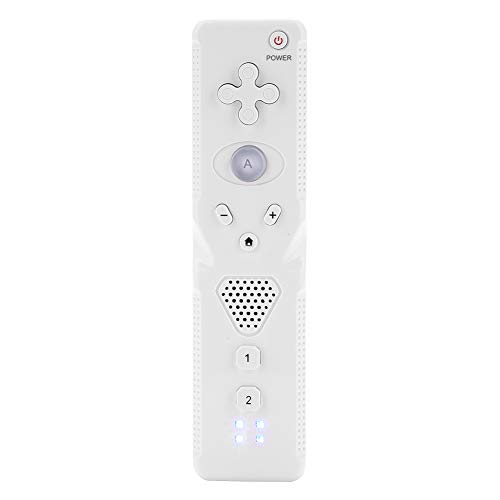 Eboxer Consola de Juegos Motion para Wii, una Serie de Teclas potentes y Controlador ergonómico, balancín analógico Incorporado, Control Remoto Intenser Game Experience para Wii(Blanco)
