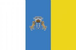 España La bandera de las Islas Canarias 150 cm x 90 cm
