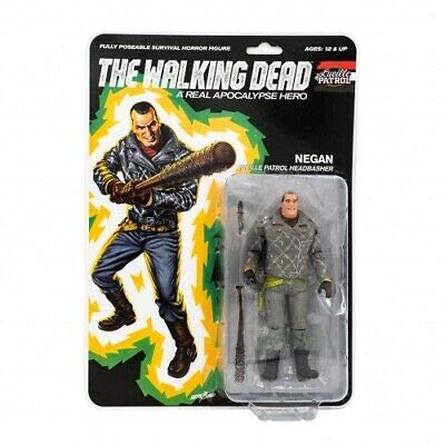 Figura The Walking Dead Negan Lucille Patrol Headbasher Figure McFarlane Toys GI Joe Vintage