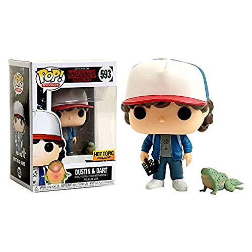 Funko Pop Television : Stranger Things – Dustin and Dart 3.75inch Vinyl Gift for Horror TV Fans SuperCollection