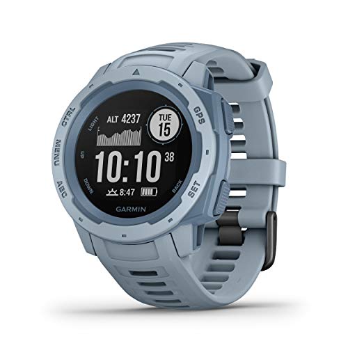 Garmin Instinct - Reloj con GPS, Unisex, Azul Cielo, 1