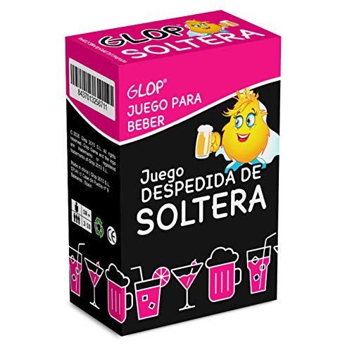 Glop Despedida de Soltera - Juegos para Despedida de Soltera - Juego para Beber - Ideas Originales para la Fiesta de la Novia - Bromas Divertidas - 100 Cartas