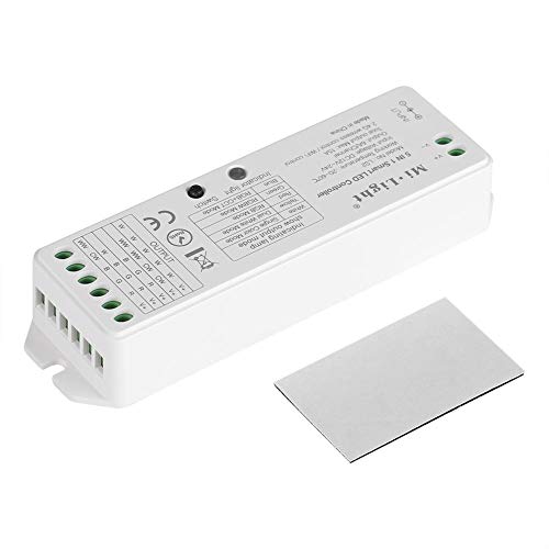 GOTOTOP Tira de luz de Controlador LED 5 en 1 para Controlador inalámbrico Inteligente CCT RGB RGBW RGB CCT de un Solo Color (4.9 × 1.5 × 0.9in)