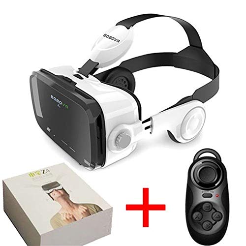 IN THE DISTANCE Original VR Z4 Cuero 3D Cartón Casco Gafas De Realidad Virtual Gafas VR Auriculares Caja De Auriculares 2 para 4-6 'Smartphones (Color : 032)