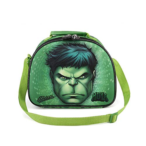 Karactermania Hulk Rage-3D Frühstückstasche Bolsa Escolar 26 Centimeters Verde (Green)