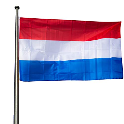 KliKil Bandera holandés Grande - 1 Bandera de Países Bajos para Balcon, Bandera Holanda para Exterior Jardin y Mastil, Netherland Flag - 90x150 cm