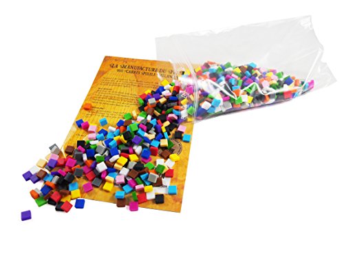 La Manufacture du Pixel – ¡Manualidad Pixel Art, Hobby Creativo, Mosaico, Diversión! – Has tu Propio Arte – Estaño de Colección – Caja de 900 Pixeles Cúbicos Multicolores