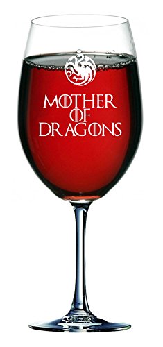 Lapal Dimension Copa de vino inspirada en Juego de Tronos de Madre de Dragones (750 ml)