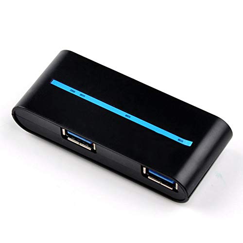 Lay 5Gbps Alta Velocidad HUB De 4 Puertos USB 3.0 Portátil USB 3.0 Splitter Conector para El Ordenador Portátil Tablet PC Negro