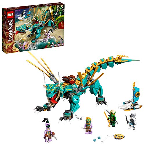 LEGO 71746 Ninjago Dragón de la Jungla, Juguete de construcción con Mini Figuras de Ninja Lloyd y Zane para Niños de +8 años