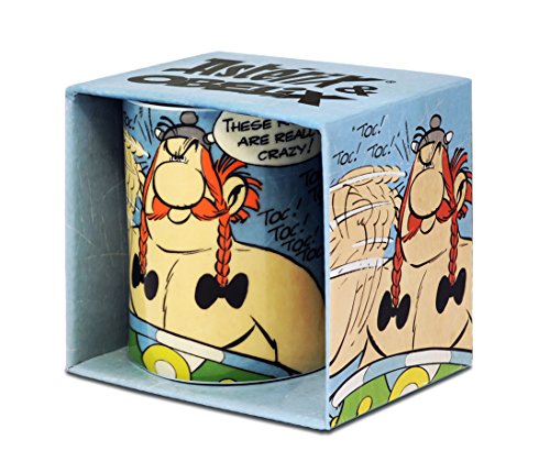 Logoshirt Asterix y Obelix - TOC ! TOC ! TOC ! Taza de Cafe - Astérix el Galo Taza - Comics Taza para Té - Multicolor - Diseño Original con Licencia