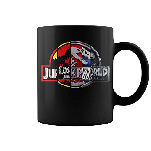 Lplpol Jurassic Park Lost Jurassic World - Taza de café y té (325 ml)
