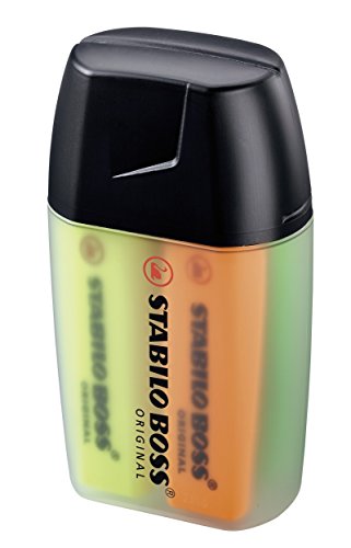 Marcador fluorescente STABILO BOSS Original - Estuche Big BOSS Box con 4 colores