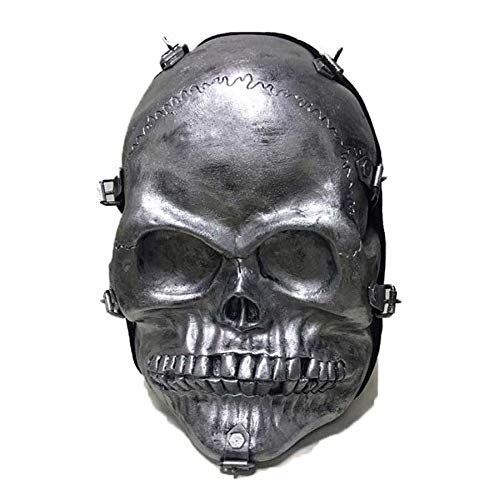 Mochila gótica 3D cráneo Cabeza Escultura Modelo 3D Mochila Escolar Negro
