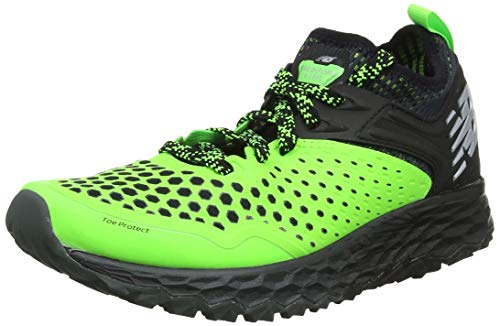 New Balance Fresh Foam Hierro v4, Zapatillas de Running para Asfalto Hombre, Verde (RGB Green/Black R4), 42 EU