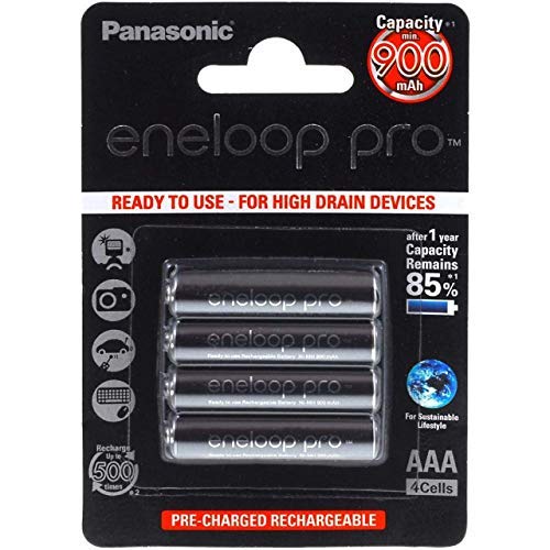 Panasonic eneloop Pro Pila recarg. AAA - Blister 4uds. (BK-4HCDE/4BE)