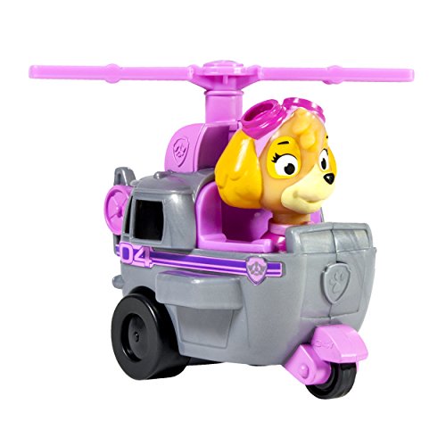 Paw Patrol - Paw Patrol 1187483 Skye y helicóptero pequeño rosa - Medidas 6.4x9.5x7.6 cm