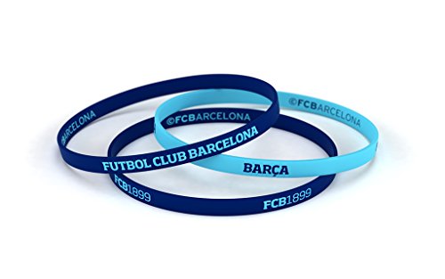 Pulsera Fútbol Club Barcelona Azul Celeste Junior para Mujer y Niño | Pulsera Barça de silicona | Apoya al FCBarcelona con un producto oficial culé | FCB