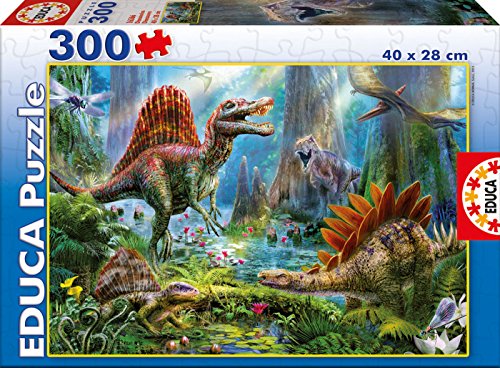 Puzzles Educa - Puzzle con diseño Dinosaurios, 300 Piezas (16366)