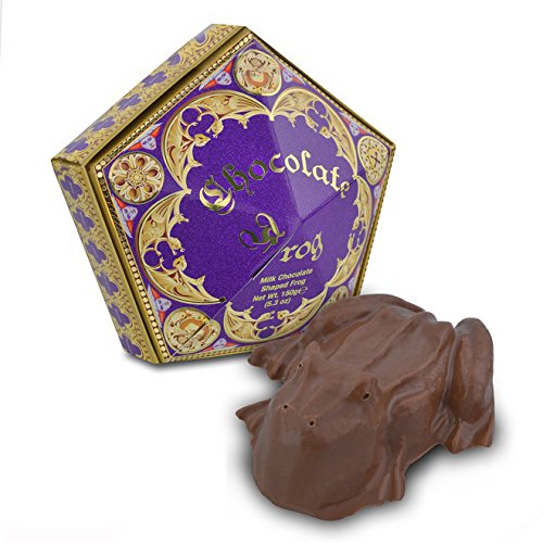 Rana de chocolate del personaje Harry Potter, de Warner Bros, que incluye una tarjeta de mago, en Studio Tours de Londres -