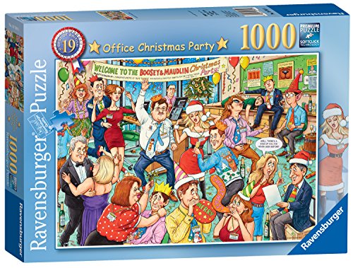Ravensburger - Puzzle «Best of British N.º 19 Office Christmas Party» de 1000 Piezas