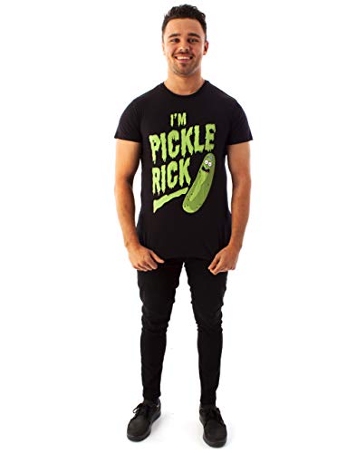 Rick and Morty T Shirt Pickle Rick Nuevo Oficial de los Hombres